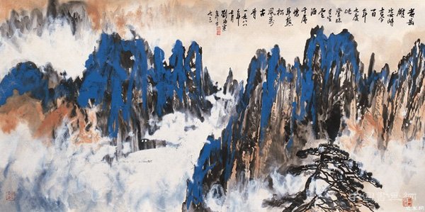 王健林只差一张就集齐？刘海粟的丈二匹黄山图真只有十张？